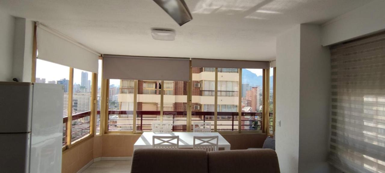 Precioso Apartamento Con Piscina Y Vistas Al Mar Mediterraneo. Benidorm Exteriör bild