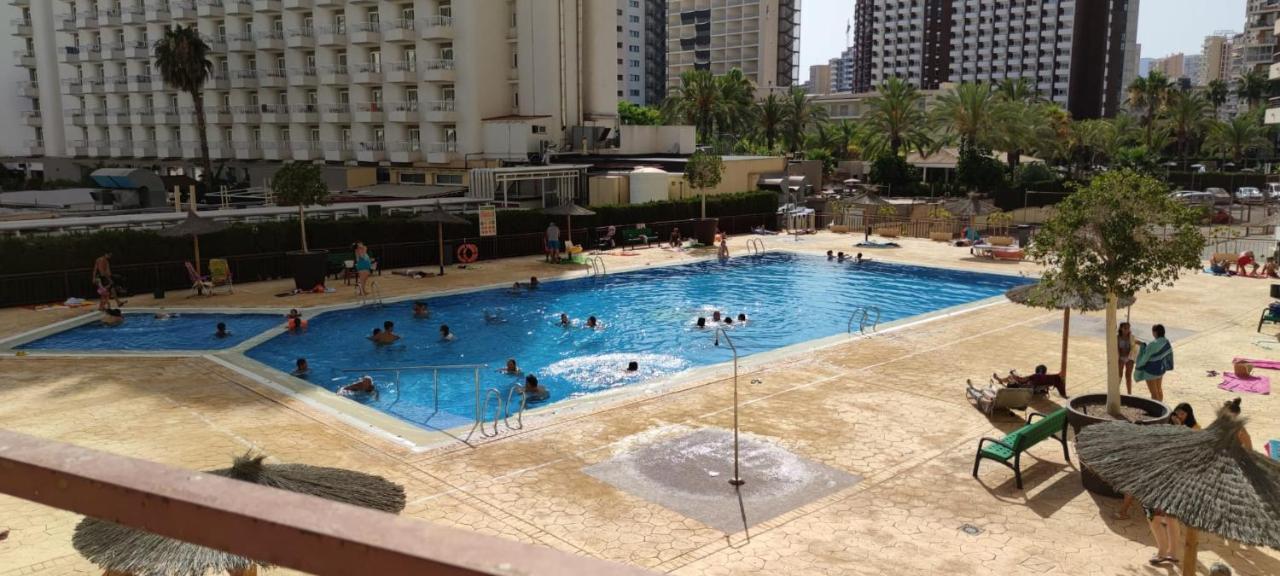Precioso Apartamento Con Piscina Y Vistas Al Mar Mediterraneo. Benidorm Exteriör bild